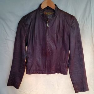 Vintage Brown Wilsons Leather Motorcycle Jacket